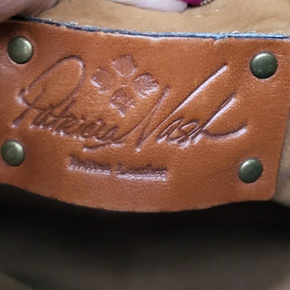 Patricia Nash Brown Italian Leather Saddlebag - Picture 6 of 7